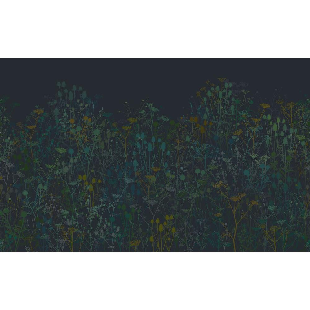 Graham & Brown Tania's Garden Midnight Bespoke Mural By Clarissa Hulse
