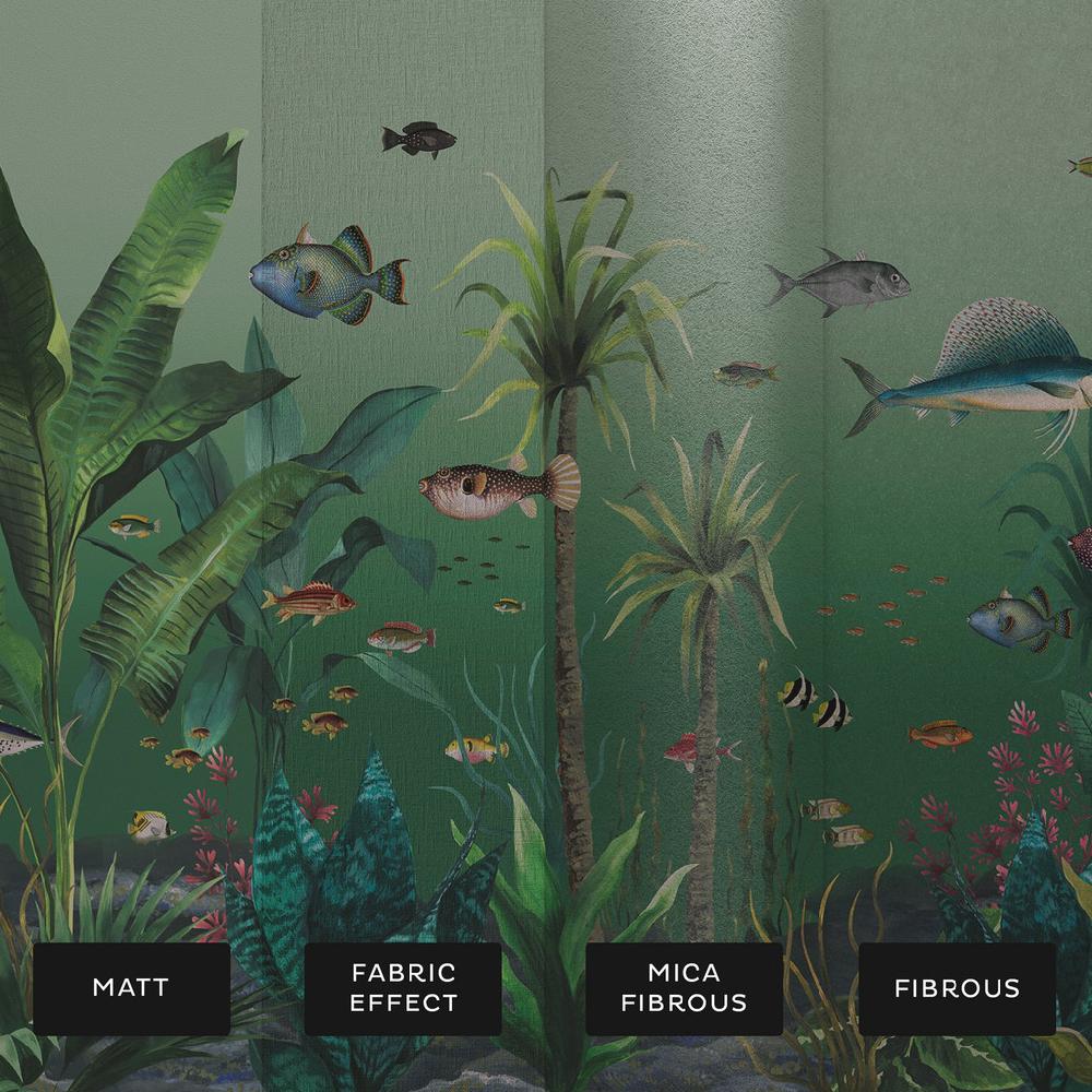 Graham & Brown Technicolour Aquarium Green Bespoke Mural