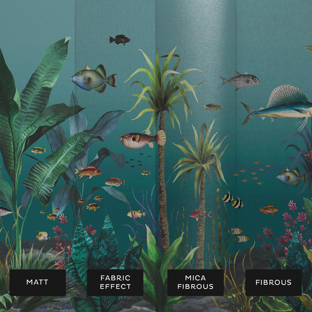 Graham & Brown Technicolour Aquarium Teal Bespoke Mural