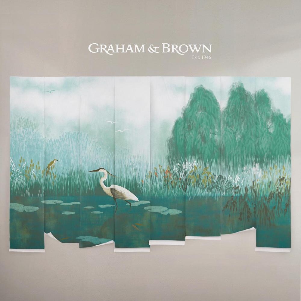 Graham & Brown The Weeping Willow Green Bespoke Mural