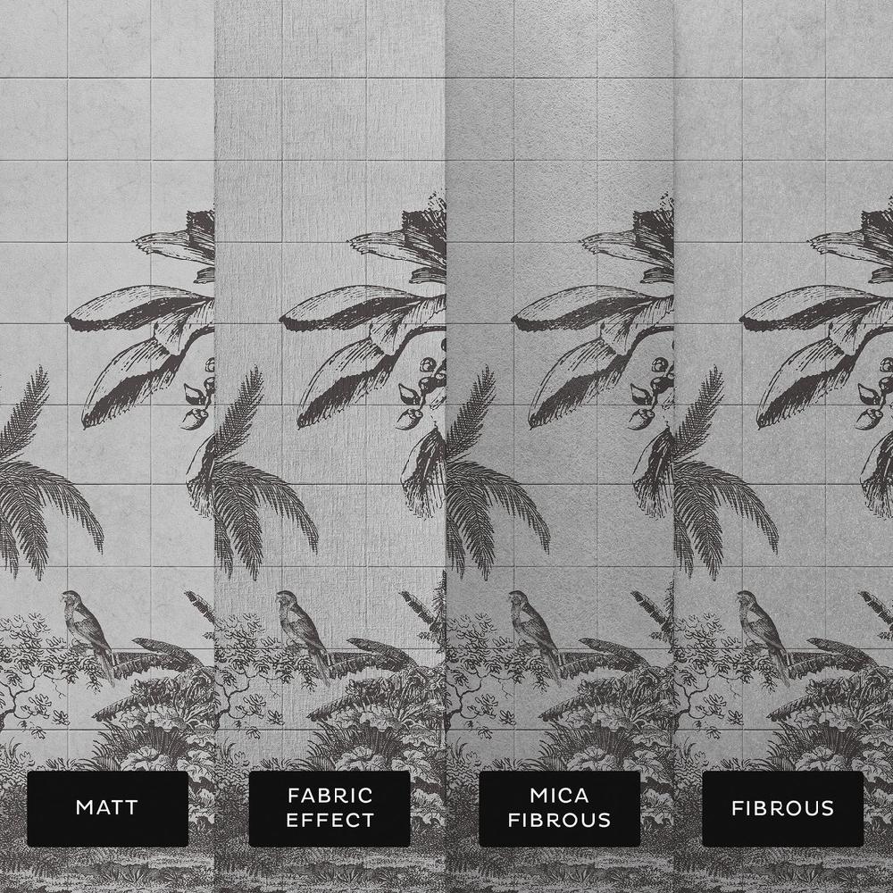 Graham & Brown Tiled Jungle Black & White Bespoke Mural