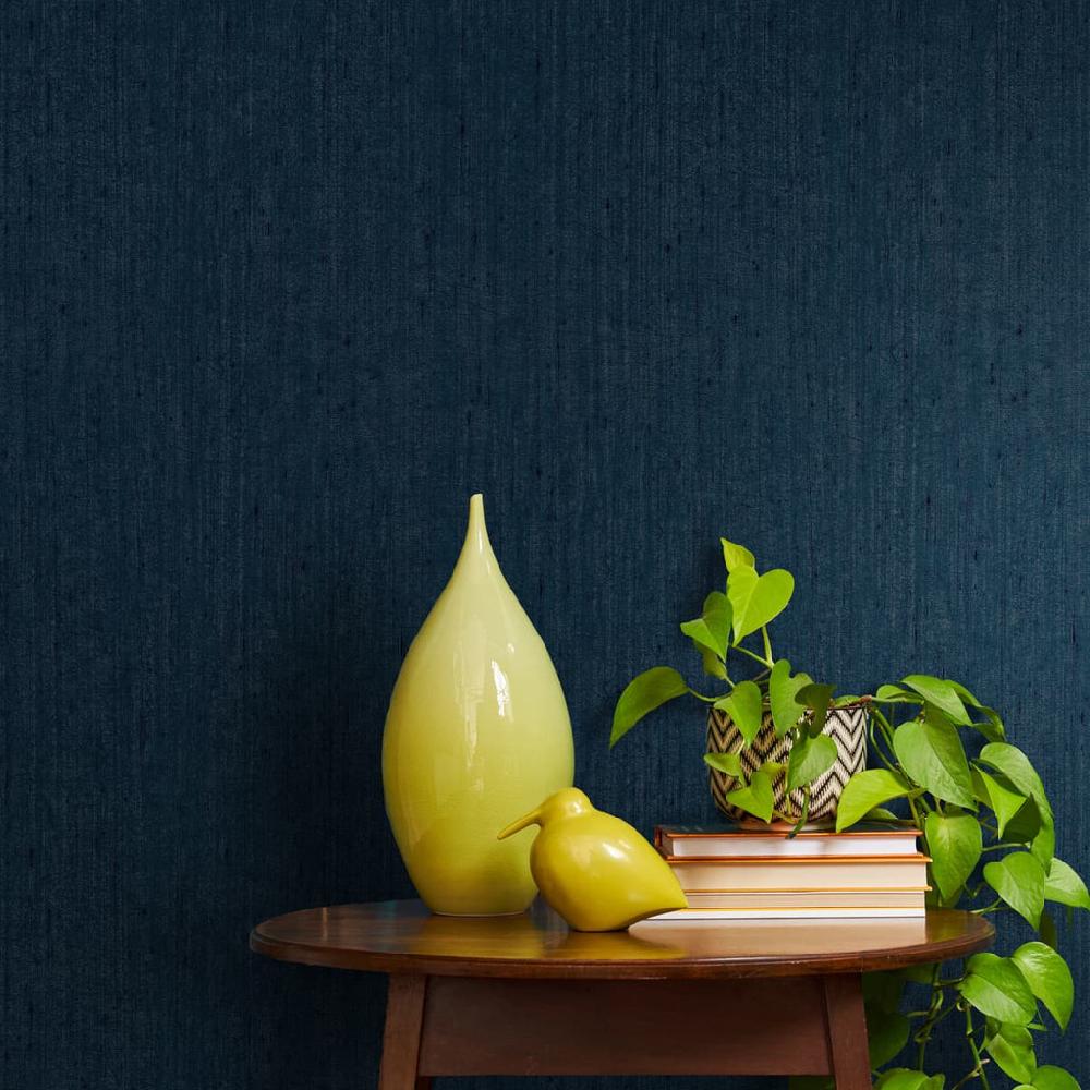 Graham & Brown Tisbury French Navy Wallpaper By Clarissa Hulse