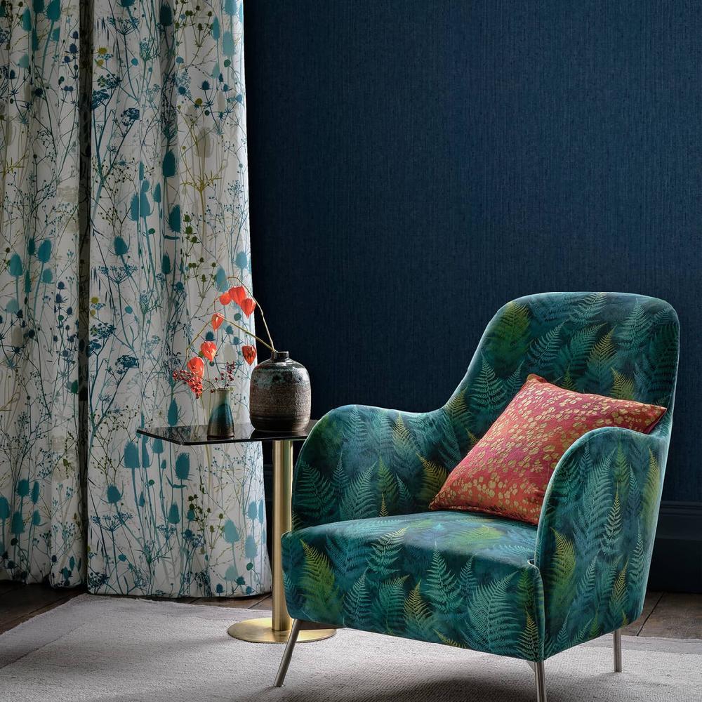 graham & brown Tisbury French Navy Wallpaper by Clarissa Hulse