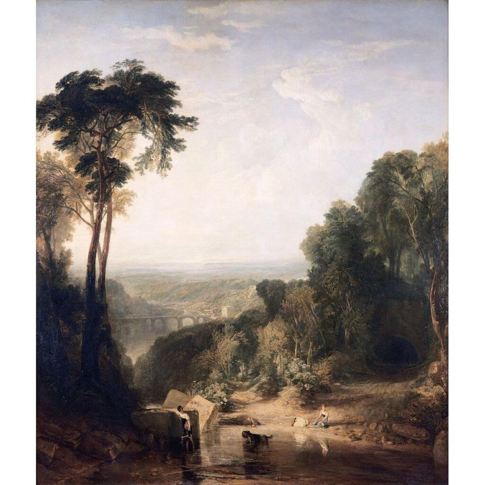 Graham & Brown Turner Crossing The Brook Exhibited Bespoke Mural