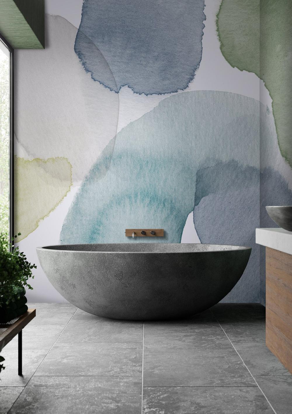 graham & brown Watercolour Stills Evening Bespoke Mural