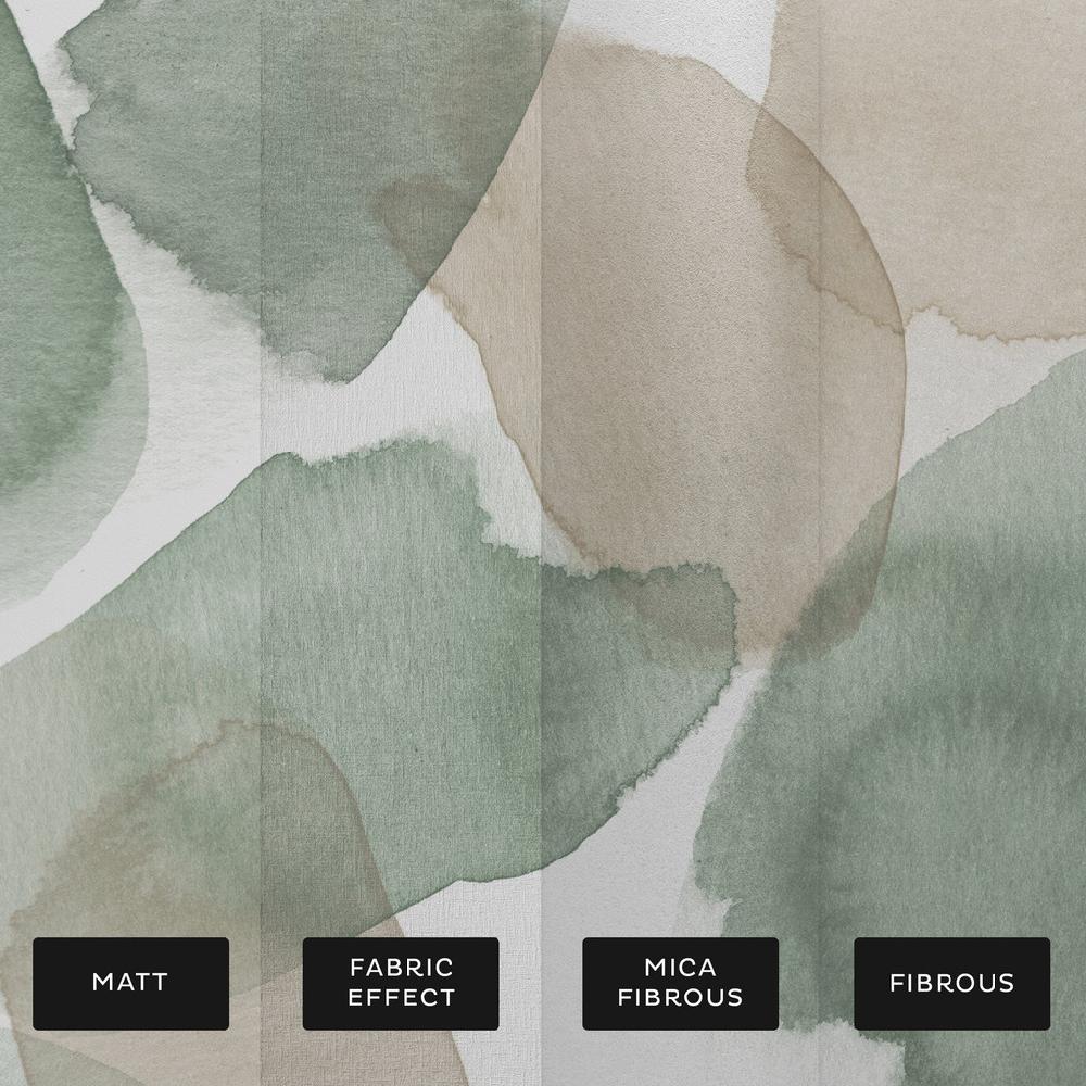 Graham & Brown Watercolour Stills Green Bespoke Mural