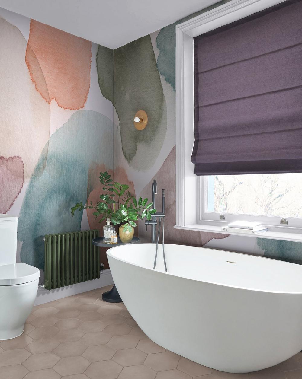 graham & brown Watercolour Stills Sunset Bespoke Mural