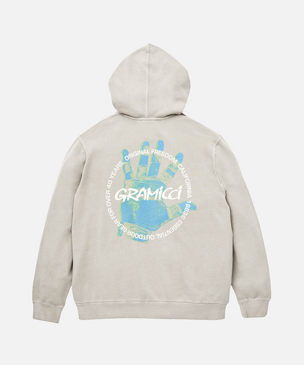 gramicci Climber's Hand Hooded Sweatshirt DARK BROWN