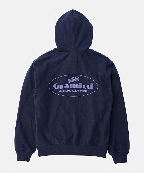 gramicci Climbing Equipment Zip Hooded Sweatshirt NAVY