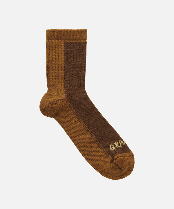 Gramicci 2-Tone Merino Wool Socks MUSTARD