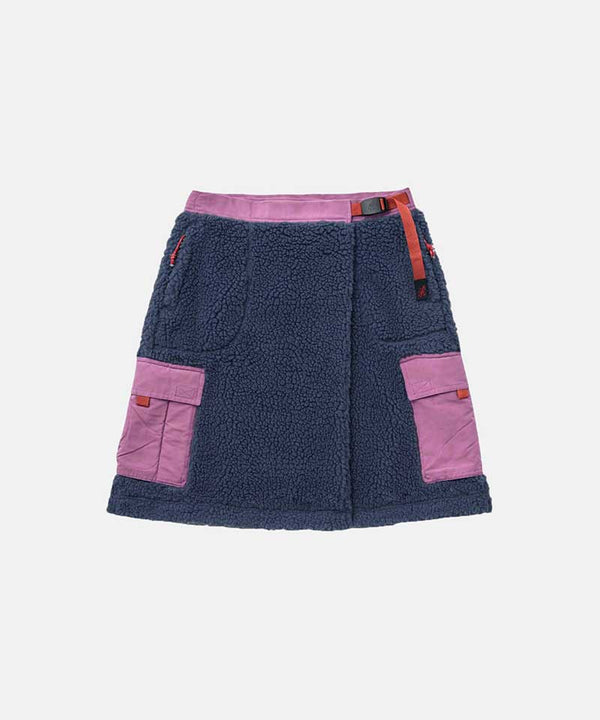 gramicci Benette Skirt VIOLET X NAVY