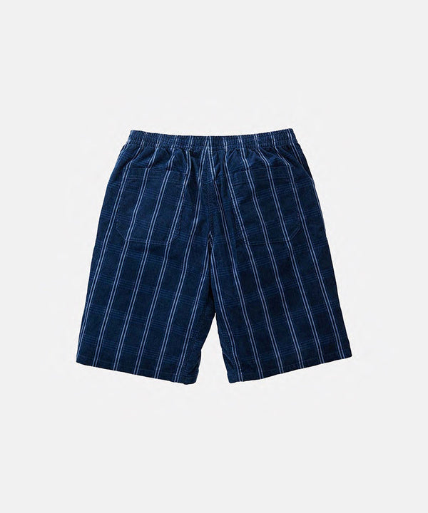 Gramicci Corduroy Swell Short NAVY CHECK