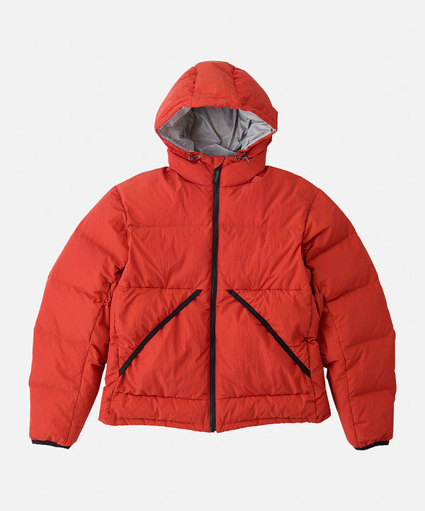 Gramicci Down Puffer Hooded Jacket BURNT RED