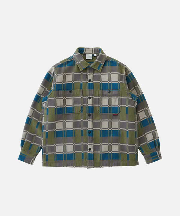 Gramicci Flannel Anthony Shirt SILVER CHECK