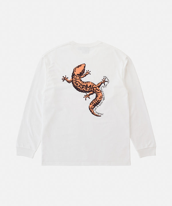 Gramicci Gecko L/S Tee WHITE