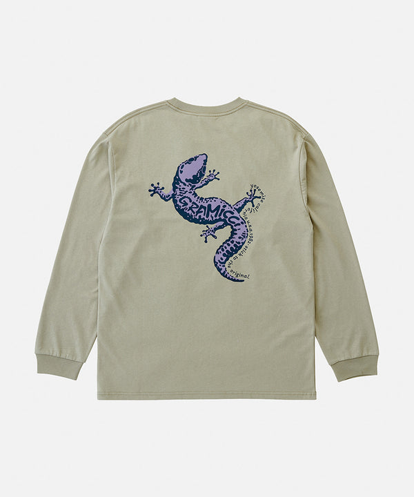 gramicci Gecko L/S Tee WHITE
