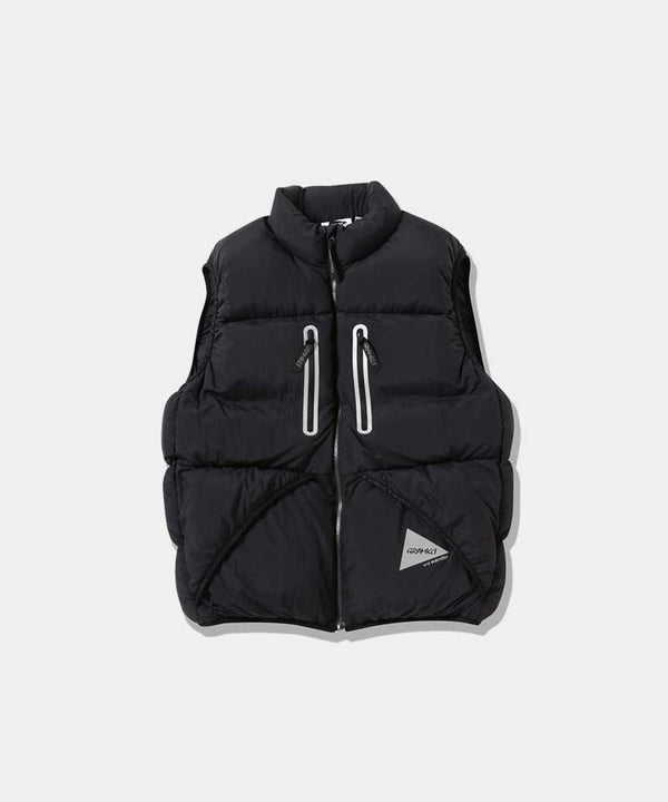 gramicci Gramicci x and wander W's Down Vest BLACK