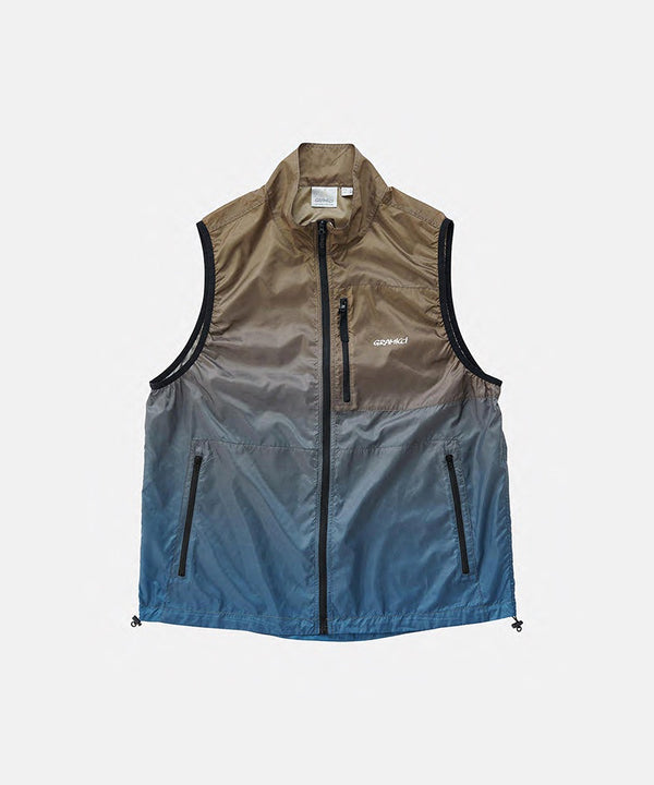 Gramicci LT. Ripstop Wind Vest GRADATION YELLOW