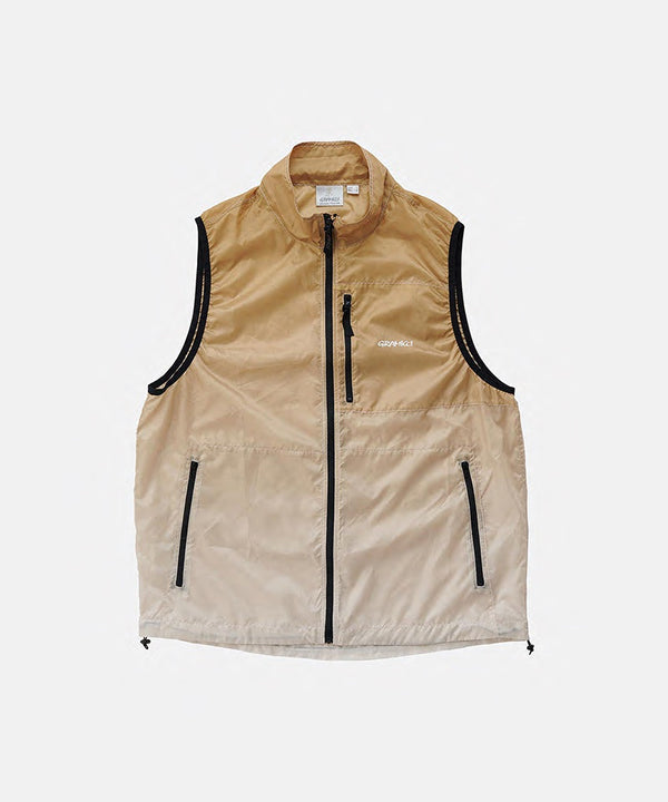 gramicci LT. Ripstop Wind Vest GRADATION YELLOW