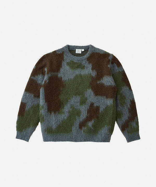 gramicci Mohair Sweater JUNGLE DIGI CAMO