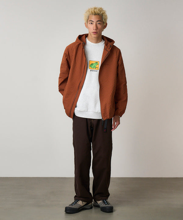 Gramicci Northside Plaid Hooded Jacket OLIVE