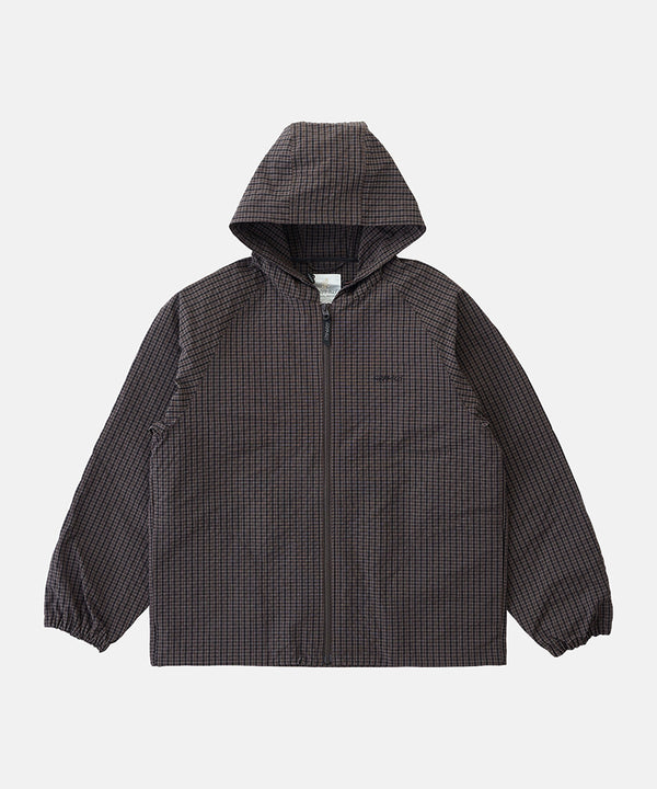 Gramicci Northside Plaid Hooded Jacket OLIVE