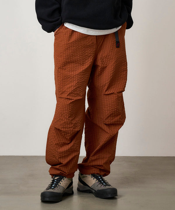 Gramicci Northside Plaid Pant DEEP BROWN