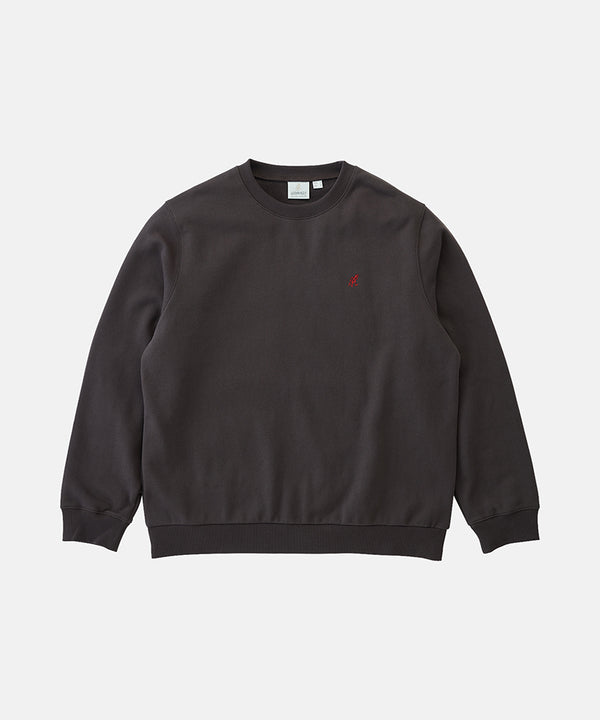 Gramicci One Point Crew Sweatshirt DEEP BROWN