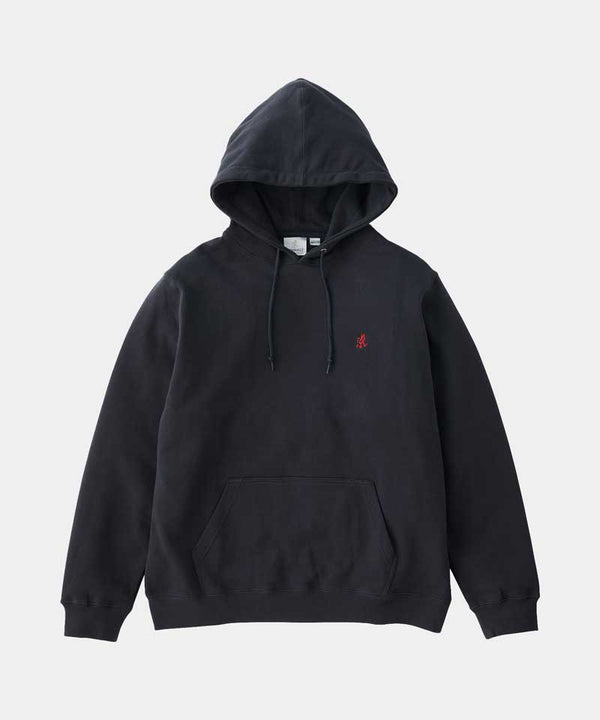 Gramicci One Point Hooded Sweatshirt DARK BROWN