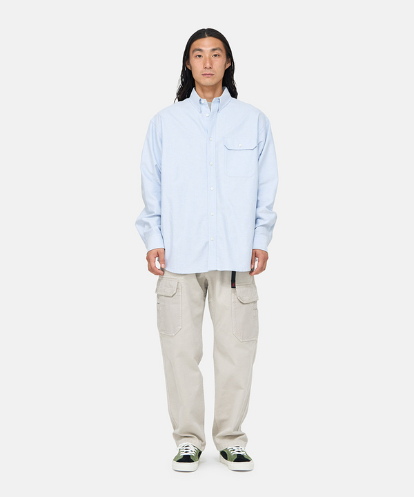 Gramicci Oxford Button Down Stance Shirt SKY BLUE