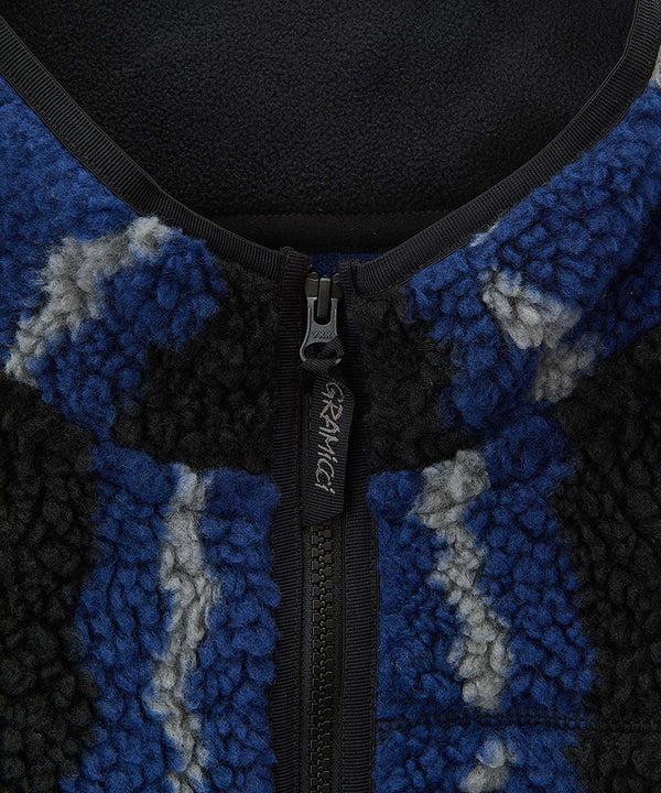 Gramicci Ripple Sherpa Jacket NAVY RIPPLE