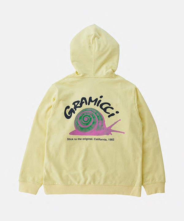 Gramicci Snail Hooded Sweatshirt ASH HEATHER