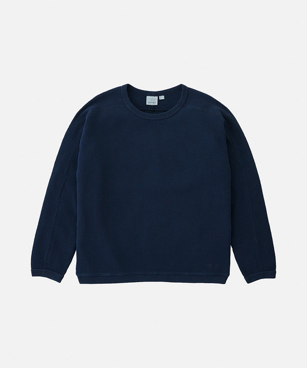 gramicci Waffle Crew TURQUOISE TIE-DYE