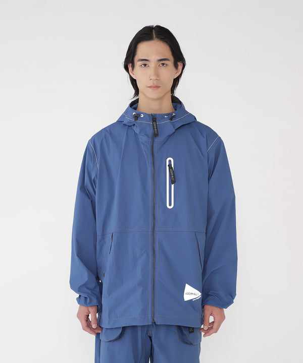 Gramicci Gramicci X And Wander Brushed Nylon Jacket BLUE