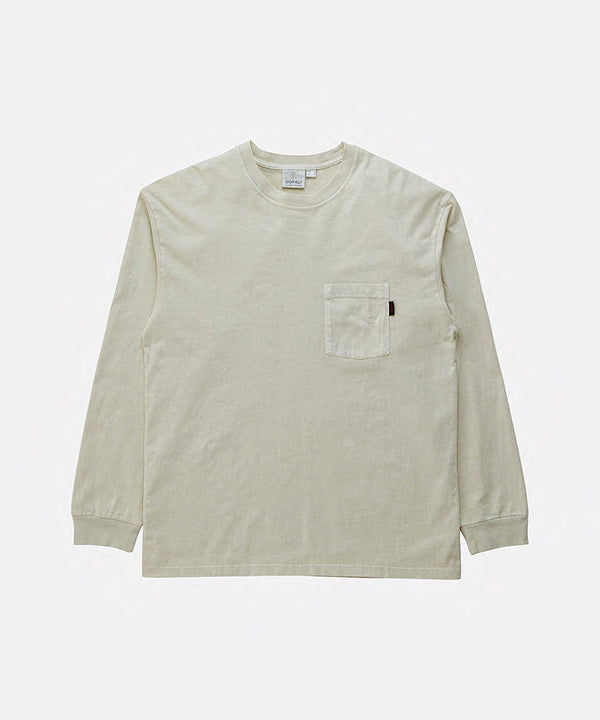 gramicci L/S Pocket Tee Pigment Dyed PISTACHIO PIGMENT