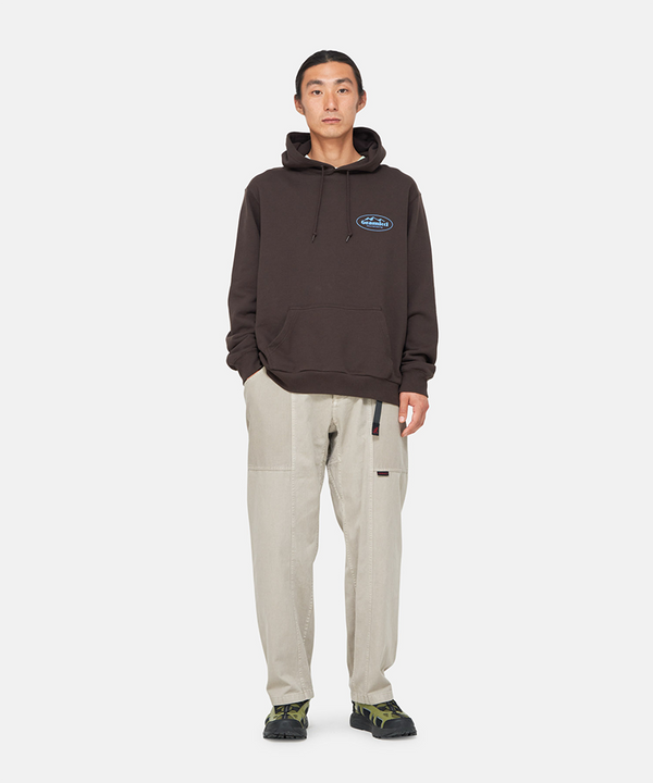 Gramicci Mountaineering Hooded Sweatshirt GREY HEATHER