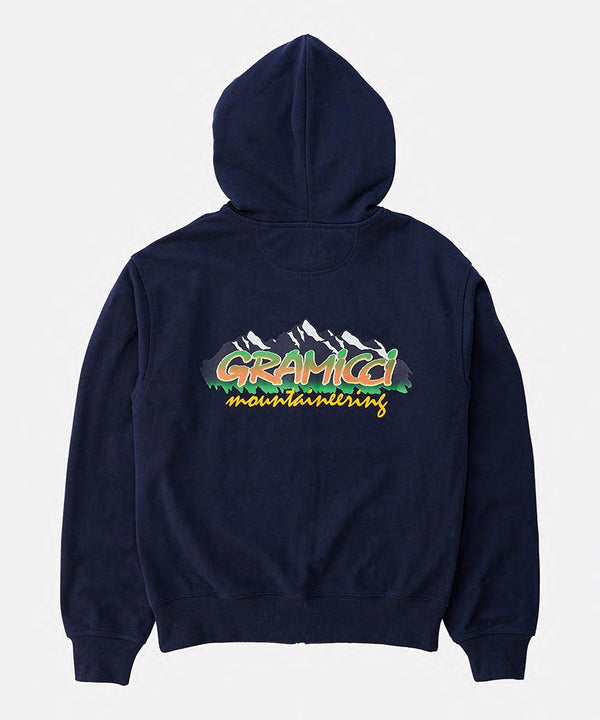 gramicci Mountaineering Zip Hooded Sweatshirt LEMON