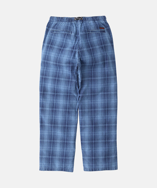Gramicci O.G. Denim Plaid Pant INDIGO CHECKERED PLAID