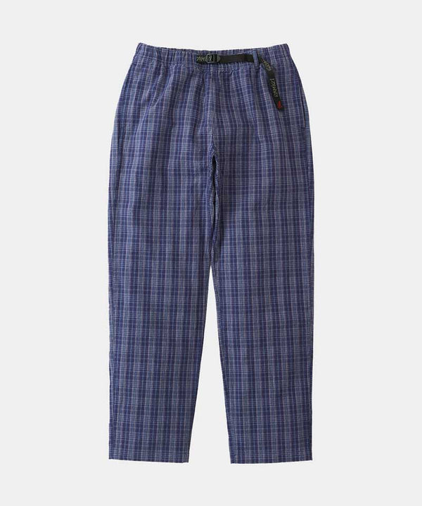 gramicci O.G. Yarn Dye Dobby Plaid Jam Pant DEEP TWILIGHT