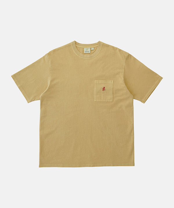Gramicci One Point Tee Pigment Dyed MUSTARD PIGMENT