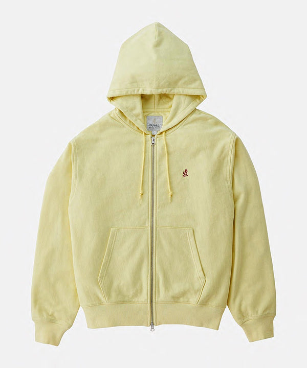 Gramicci One Point Zip Hooded Sweatshirt ASH HEATHER