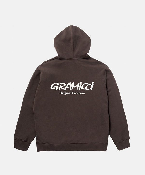 gramicci Original Freedom Hooded Sweatshirt GREY HEATHER