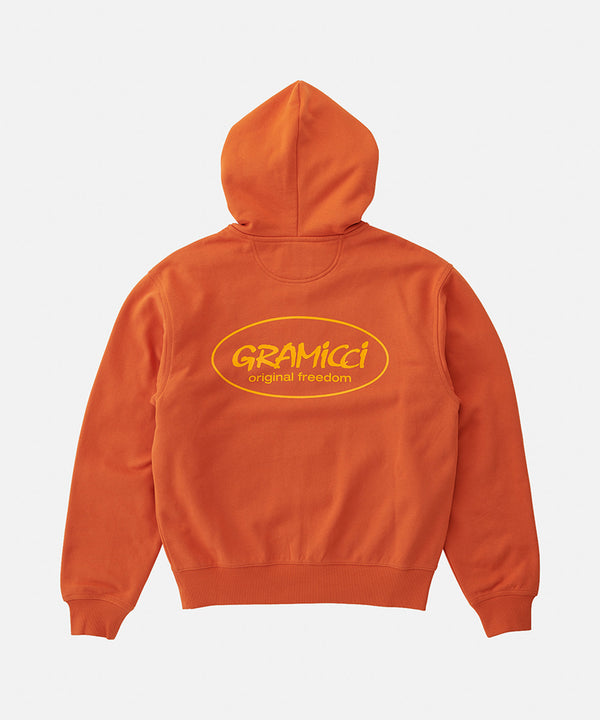 Gramicci Original Freedom Zip Hooded Sweatshirt BURNT ORANGE