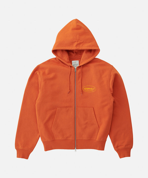 Gramicci Original Freedom Zip Hooded Sweatshirt BURNT ORANGE