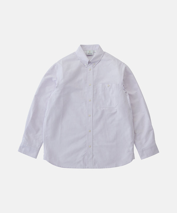 Gramicci Oxford Button Down Stance Shirt IRIS STRIPE