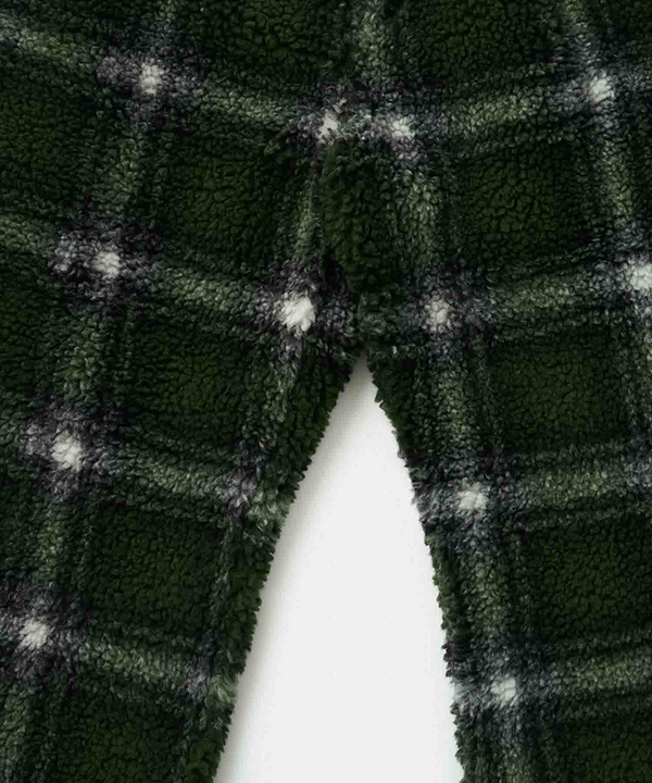 Gramicci Shadow Plaid Sherpa Pant OLIVE SHADOW PLAID