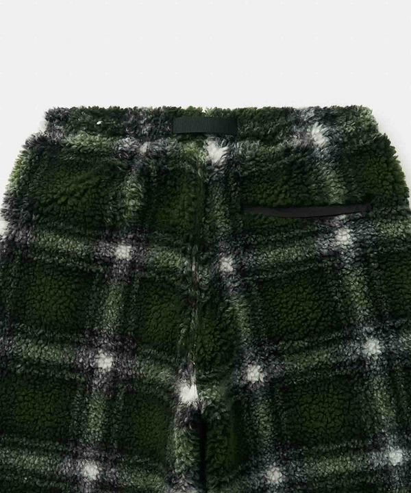 Gramicci Shadow Plaid Sherpa Pant OLIVE SHADOW PLAID