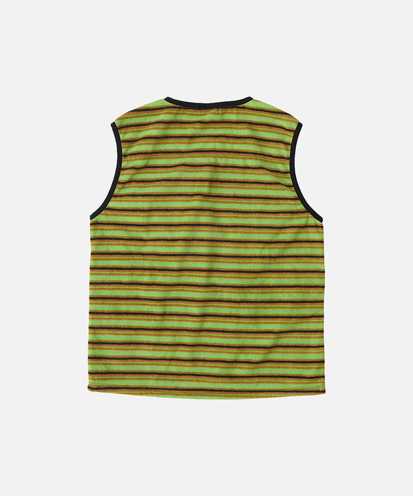 Gramicci Thermal Fleece W's Pullover CHARTREUSE STRIPE