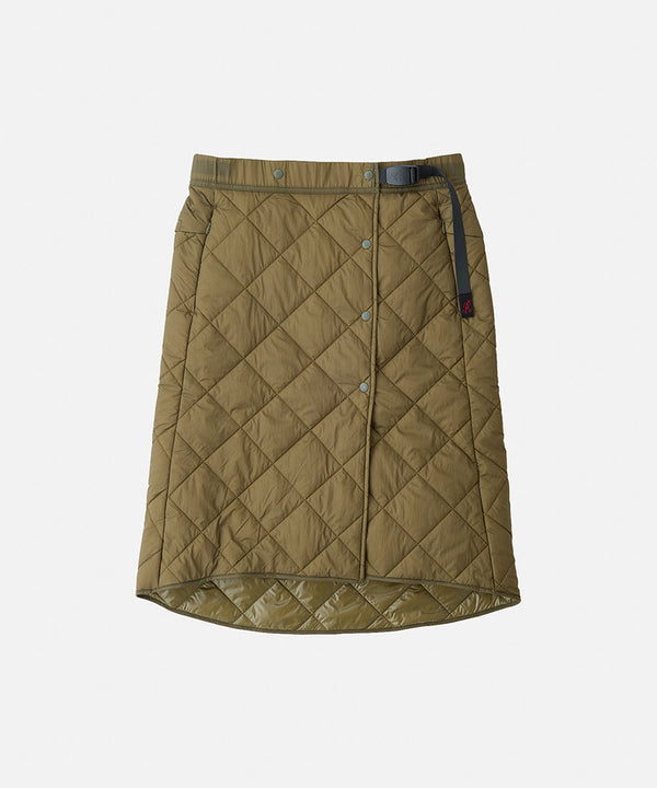 Gramicci Thermal Insulation Quilted Skirt DEEP LAUREL