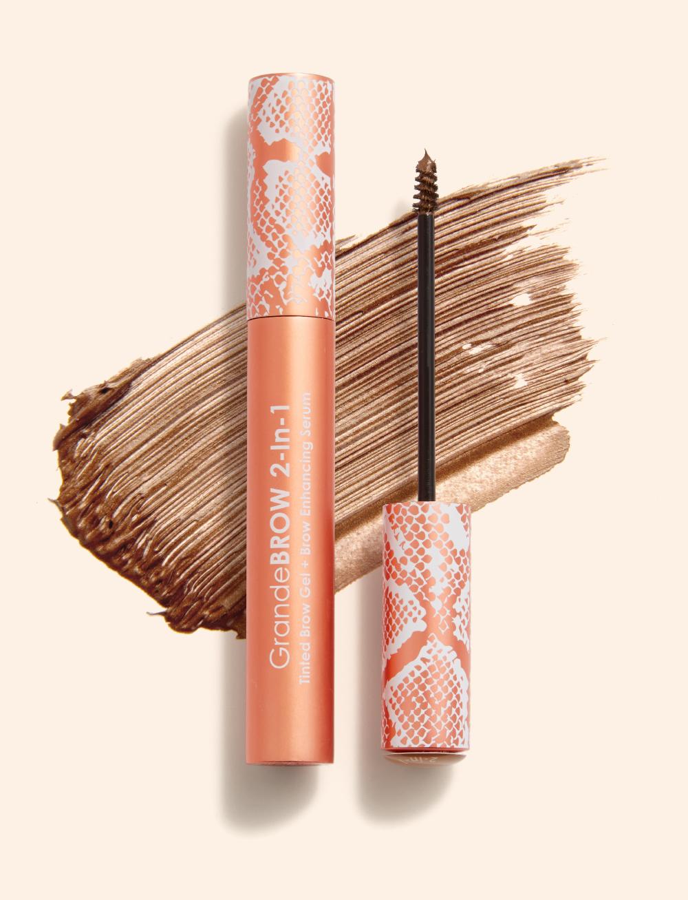Grande Cosmetics GrandeBROW 2-In-1 Tinted Brow Gel + Brow Enhancing Serum Light